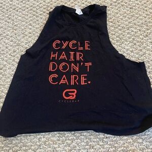 Cyclebar Cycle Hair don’t care muscle tank- Bella brand